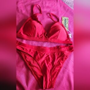 Red Bikini Set